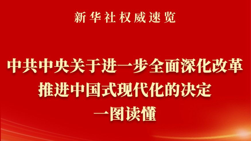 《中共中央关于进一步全面深化改革、推进中国式现代化的决定》一图读懂