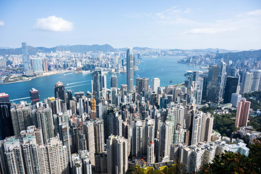 香港城市风光。