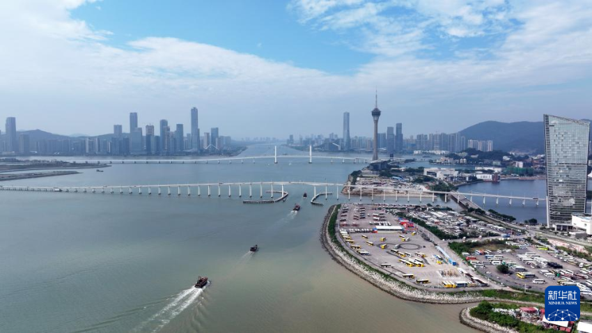 这是11月23日拍摄的澳门一景（无人机照片）。