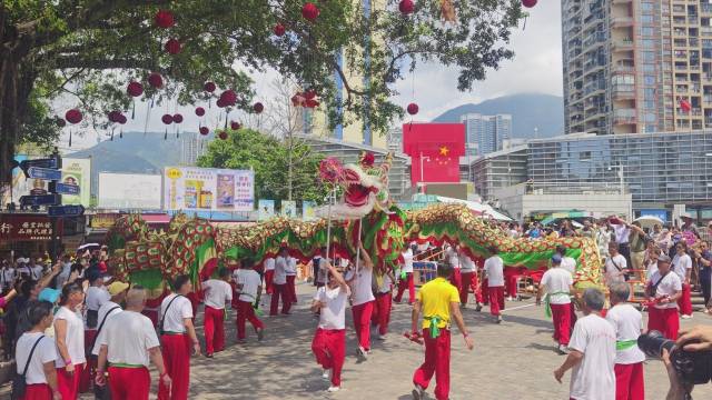 深港沙头角首次同庆天后宝诞