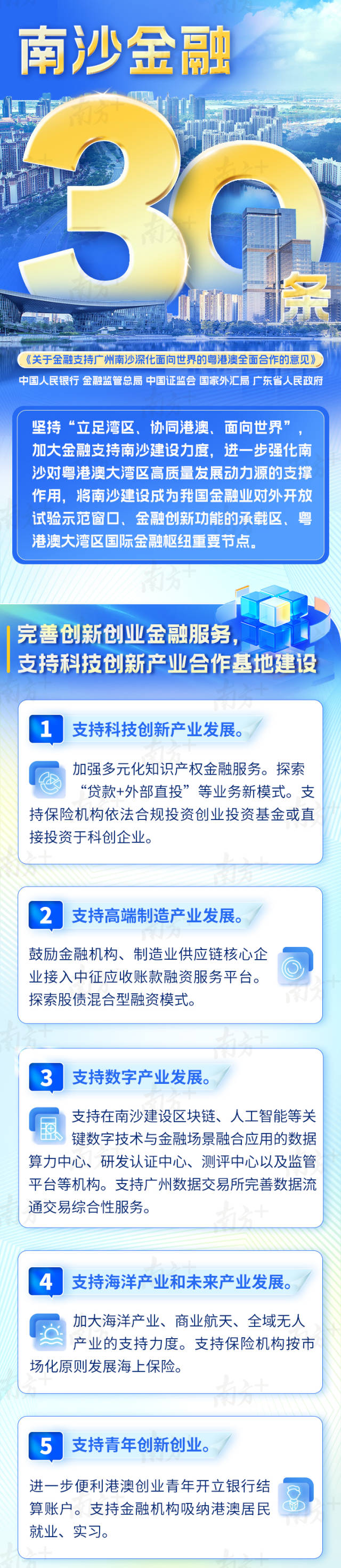 “南沙金融30条”来了！加码支持南沙开发开放