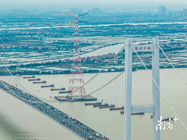 狮子洋上起高塔！粤港澳大湾区再添一条“电力高速路”