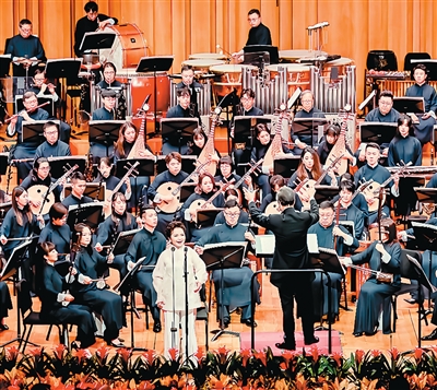《周·秦·汉·唐》音乐会演出现场。