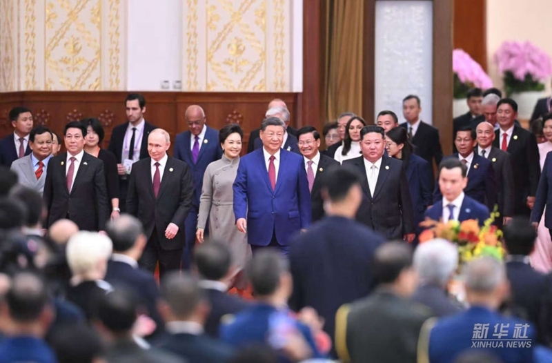 纪念中国人民抗日战争暨世界反法西斯战争胜利80周年招待会隆重举行